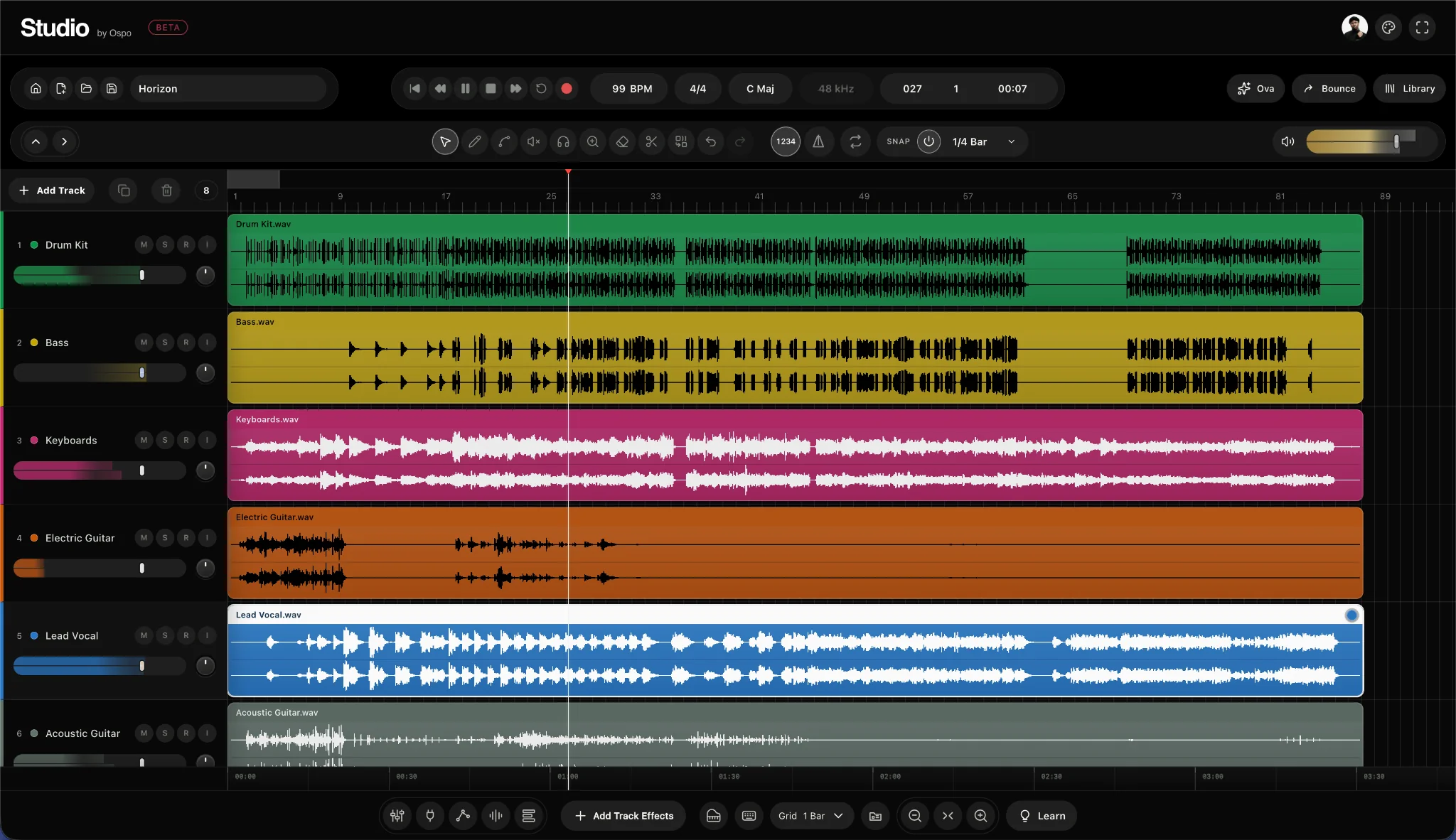 Ospo Studio Horizon session in Zamunda